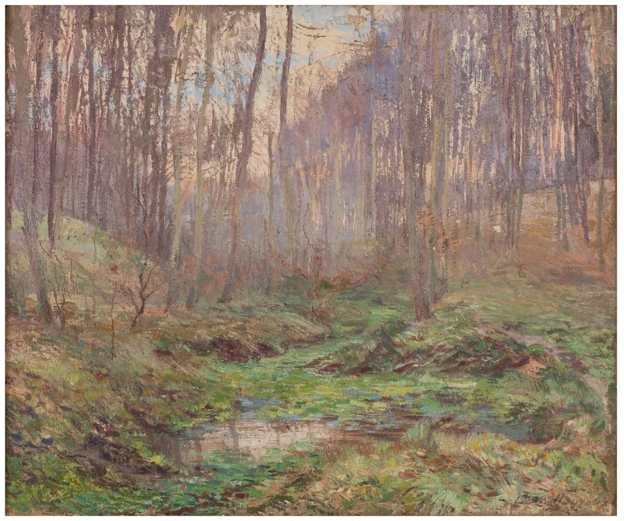 Expositions et Rouge-Cloître : sous-bois, allées forestières, carte postale et souvenirs du Rouge-Cloître.