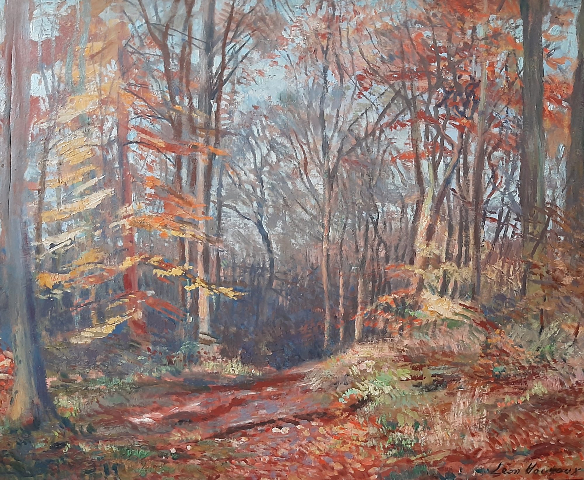 Expositions et Rouge-Cloître : sous-bois, allées forestières, carte postale et souvenirs du Rouge-Cloître.